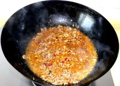 Make mapo tofu step 8