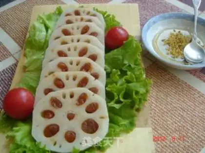 Make Sweet and sour lotus root step 3