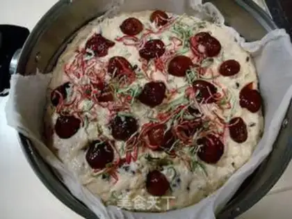 Make Sweet date corn flour cake step 12