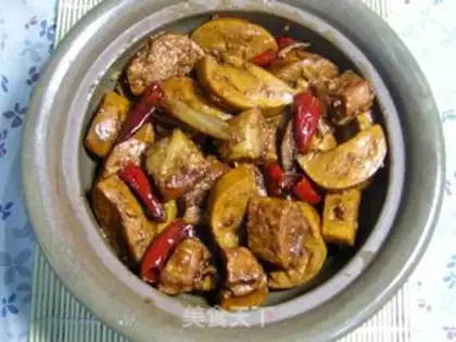 Make Vegetarian chicken roast pork step 7