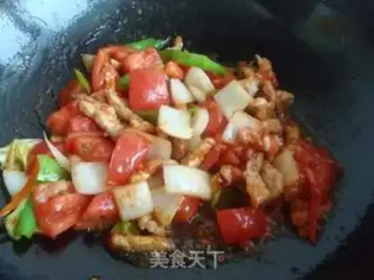 Make Erjiezi fried noodles step 8