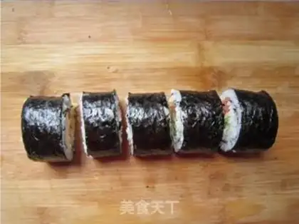 Make gimbap step 10