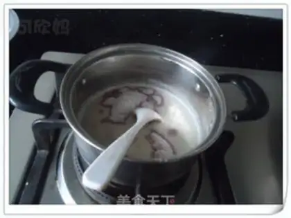 Make Soymilk taro pudding step 2
