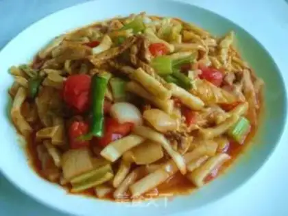 Make Erjiezi fried noodles step 12