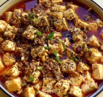 Make mapo tofu step 13