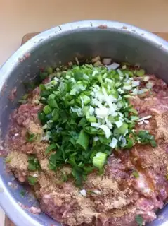 Make pan-fried bun stuffed with step 16