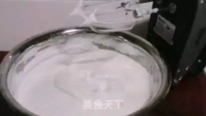 Make Ten inch fresh milk fruit cake step 1