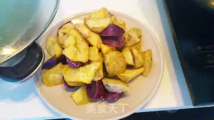 Make Pulled sweet potatoes step 2