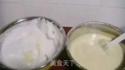 Make Ten inch fresh milk fruit cake step 3