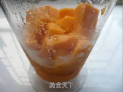 Make mango ice cream step 1