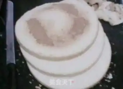 Make Ten inch fresh milk fruit cake step 6