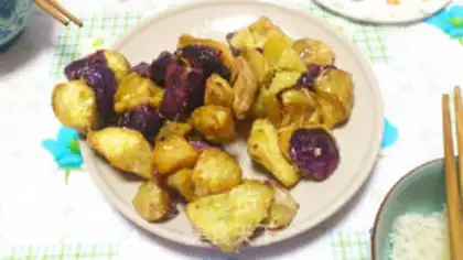 Make Pulled sweet potatoes step 5