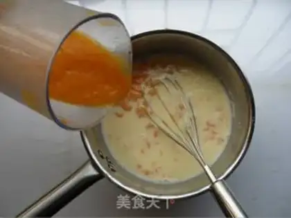 Make mango ice cream step 4
