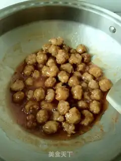 Make Sweet and sour lion head step 6