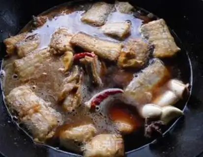 Make braised hairtail step 12