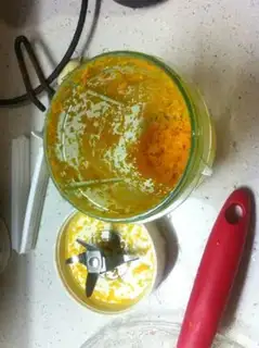 Make Orange-scented teething cakes step 1