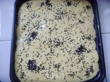 Make Black sesame cake step 9