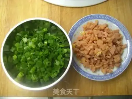 Make Double-flavor steamed ham with onion flavor step 3