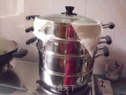 Make Red dates coarse grain steamed buns step 19