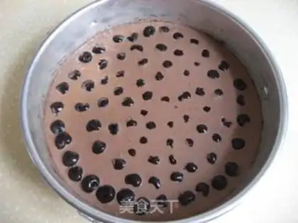 Make Black Forest Cheesecake step 25