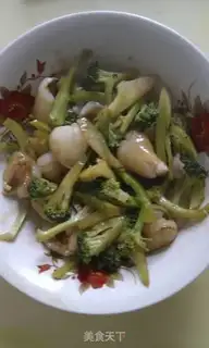 Make Litchi broccoli step 4