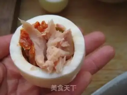Make Korean tuna egg cup step 3