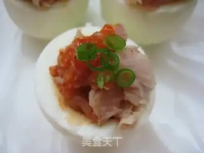 Make Korean tuna egg cup step 4