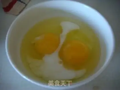 Make Yellow cloth egg mixed rice step 7