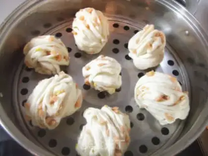 Make Double-flavor steamed ham with onion flavor step 13
