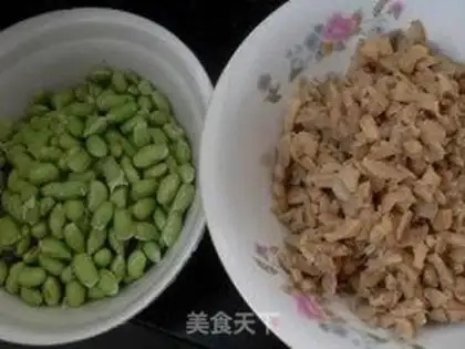 Make stir-fried dried radish with edamame step 0