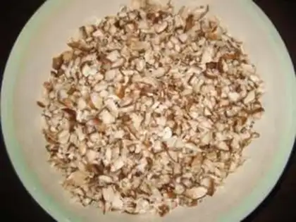 Make Mushroom pork bun step 1