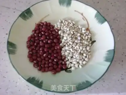 Make Red bean and coix seed drink step 0