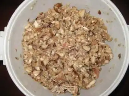 Make Mushroom pork bun step 2