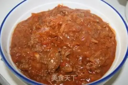 Make Spaghetti meat sauce step 8