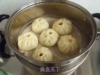 Make Milk pork bun step 15