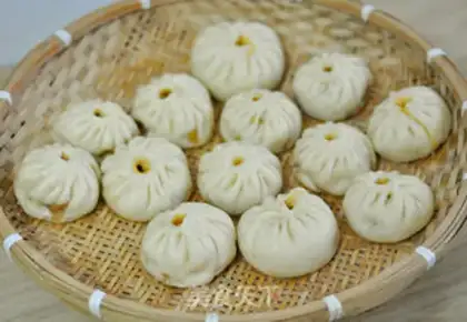Make Milk pork bun step 16