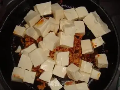 Make mapo tofu step 6