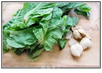 Make Saute lily lettuce and bamboo shoots leaves in soy sauce step 0