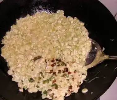 Make lentil egg cake step 7