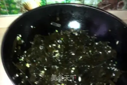 Make Garlic seaweed step 3