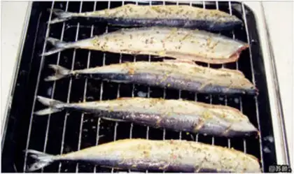 Make Roasted saury step 6