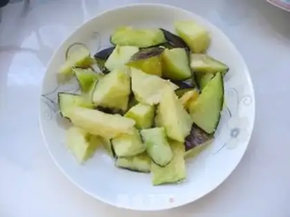 Make Home Style Fish Sauce Eggplant step 2