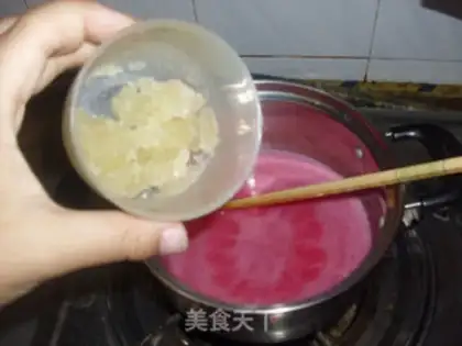 Make dragon fruit jelly step 9