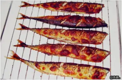 Make Roasted saury step 8