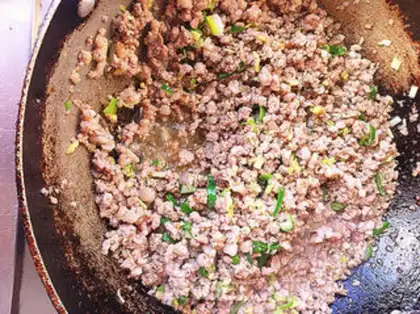 Make glutinous rice steamed meat step 10
