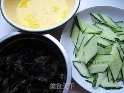 Make Moo Shu Pork step 1
