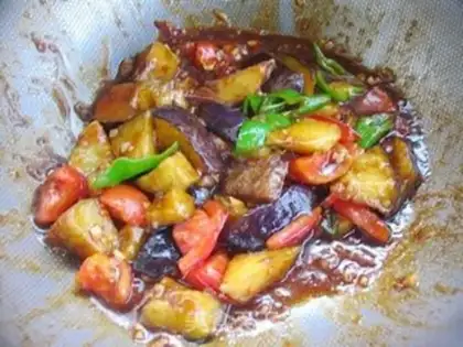 Make Home Style Fish Sauce Eggplant step 9