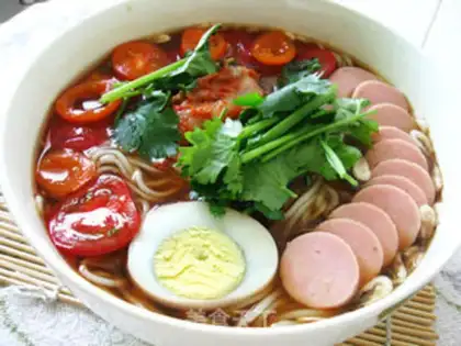 Make North Korea cold noodles step 6