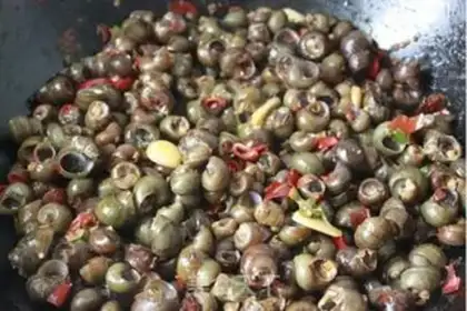 Make Shuming finger spicy snails step 6
