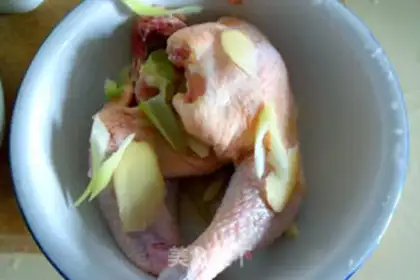 Make saliva chicken step 1